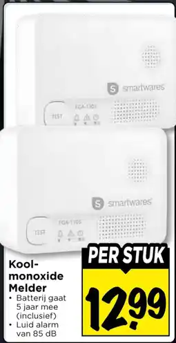 Vomar Voordeelmarkt Koolmonoxide Melder aanbieding
