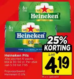 Vomar Voordeelmarkt Heineken Pils aanbieding