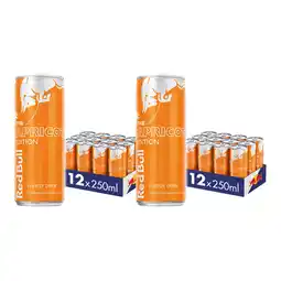 Joybuy Red Bull Abrikoos-Aardbei Energiedrank - 12 x 250 ml x2 aanbieding