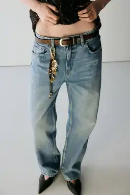 Wehkamp Mango straight leg jeans - mediumblauw aanbieding