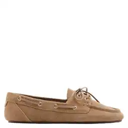 Wehkamp Mango suède bootschoenen lichtbruin aanbieding