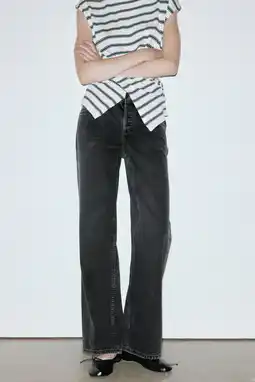 Wehkamp Mango straight leg jeans - grey denim aanbieding