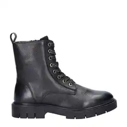 Wehkamp Nelson Kids leren veterboots zwart aanbieding