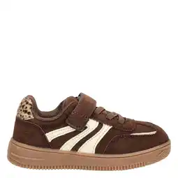 Wehkamp Nelson Kids suède sneakers - bruin aanbieding