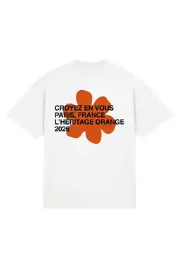 Wehkamp Croyez oversized T-shirt met backprint wit aanbieding