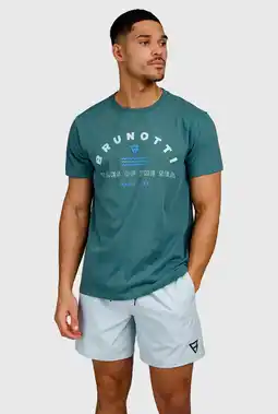 Wehkamp Brunotti T-shirt petrol aanbieding