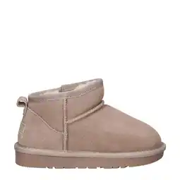 Wehkamp Nelson Kids gevoerde suède enkelboots beige aanbieding