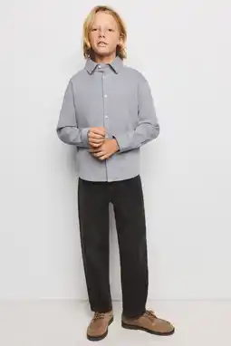 Wehkamp Mango Kids geruit overhemd - grijs aanbieding