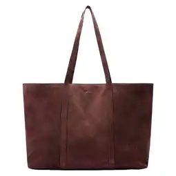 Wehkamp Manfield suede shopper donkerrood aanbieding