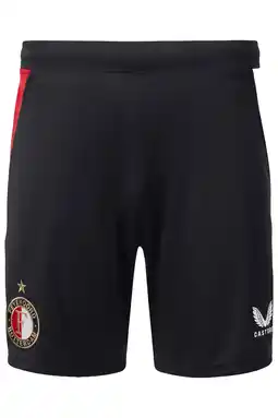 Wehkamp Castore senior Feyenoord voetbalshort thuis - zwart aanbieding