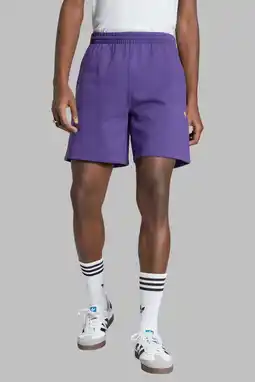 Wehkamp adidas Originals Trefoil Essentials regular fit short - paars aanbieding