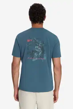 Wehkamp No Excess regular fit T-shirt met backprint - blauw aanbieding
