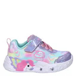 Wehkamp Skechers sneakers - paars/blauw/roze aanbieding