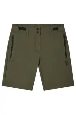 Wehkamp Poederbaas outdoor korte broek - olijfgroen aanbieding