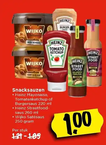 Vomar Voordeelmarkt Snacksauzen per stuk aanbieding