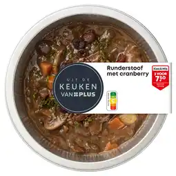 PLUS Uit de keuken van PLUS Runderstoof cranberry aanbieding