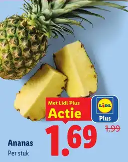 Lidl Ananas aanbieding