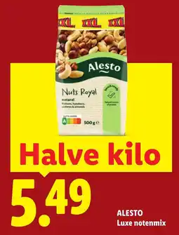 Lidl Alesto Luxe notenmix aanbieding