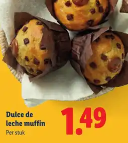 Lidl Dulce de leche muffin aanbieding