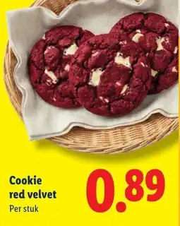 Lidl Cookie red velvet aanbieding