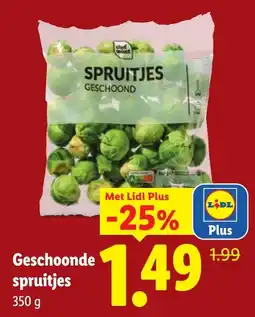Lidl Chef Select Spruitjes aanbieding