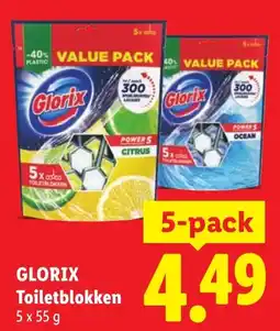 Lidl Glorix Toiletblokken aanbieding