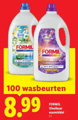 Lidl Formil Vloeibaar wasmiddel aanbieding