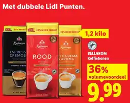 Lidl Bellarom Koffiebonen aanbieding