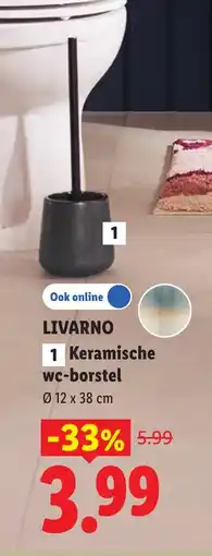 Lidl Livarno Keramische WC borstel aanbieding
