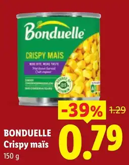 Lidl Bonduelle Crispy mais aanbieding