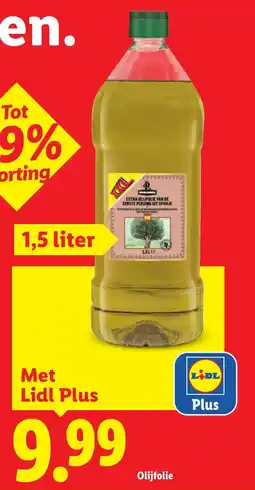 Lidl Extra Olijfolie Van De Eerste Persing Uit Spanje aanbieding