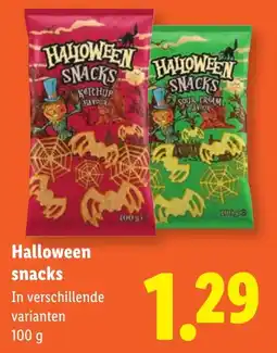 Lidl Halloween snacks aanbieding