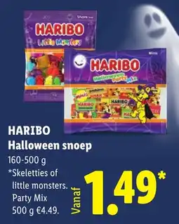 Lidl Haribo halloween snoep aanbieding