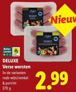 Lidl Delige Verse worsten aanbieding