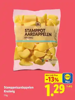 Lidl Chef Select Stamppotaardappelen Kruimig aanbieding