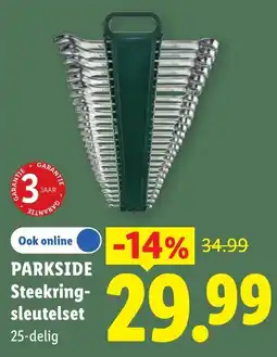 Lidl Parkside Steekring-sleutelset aanbieding
