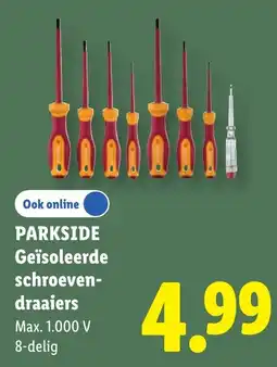 Lidl Parkside Geïsoleerde schroeven-draaiers aanbieding