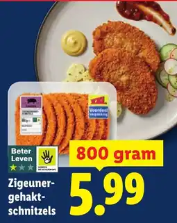 Lidl Zigeuner-gehakt-schnitzels aanbieding