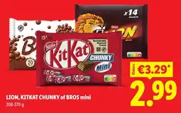 Lidl KitKat Chunky of Bros mini aanbieding