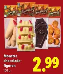 Lidl Halloween Monster chocolade-figuren aanbieding