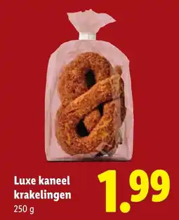 Lidl Luxe kaneel krakelingen aanbieding
