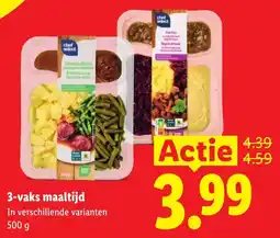 Lidl Chef Select 3-vaks maaltijd aanbieding