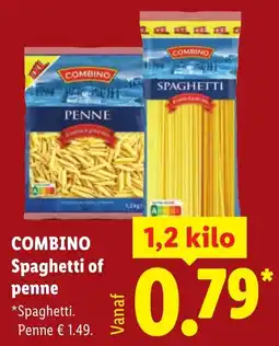Lidl Combino Spaghetti of penne aanbieding