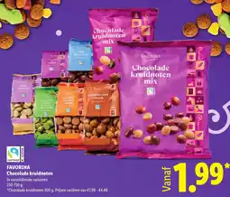 Lidl Favorina Chocolade kruidnoten aanbieding