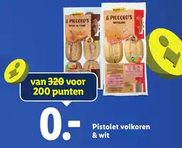 Lidl Pistolet volkoren & wit aanbieding
