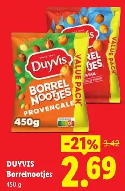 Lidl Duyvis Borrelnootjes aanbieding