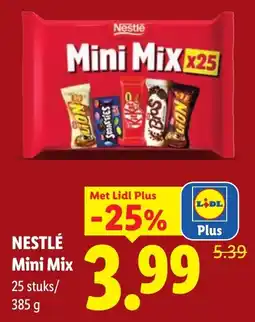 Lidl Nestlé Mini Mix aanbieding