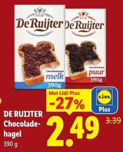 Lidl De Ruijter Chocolade-hagel aanbieding