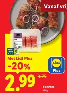 Lidl Slavinken aanbieding
