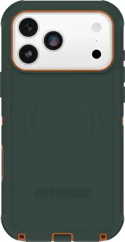 Coolblue OtterBox Defender Pro iPhone 17 Pro Max Back Cover met MagSafe Magneet Groen aanbieding